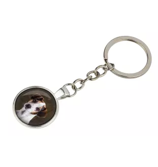 Jack Russell Terrier - keychain in a box, own photo, keychain pendant from Art-Dog brand