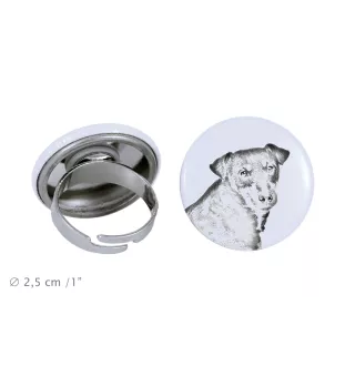 Jagdterrier - women's jewelry with a dog portrait, handmade product, possibility to add your own photo, Art-Dog brand