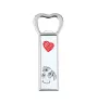 Jack Russell Terrier - bottle opener with a dog, personalized fridge opener, unique gift for a man by Art-Dog brand
