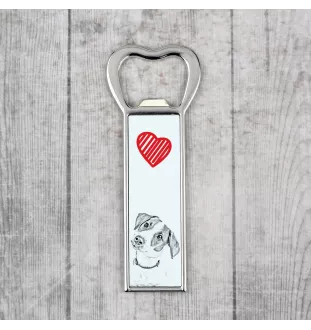 Jack Russell Terrier - Flaschenöffner mit Hund, personalisierter Flaschenöffner für den Kühlschrank, ein einzigartiges Geschenk für Männer von der Marke Art-Dog