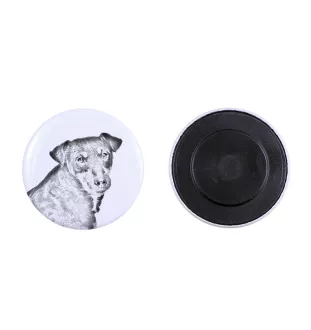 Chien d'arrêt - aimant avec un œil de chien, exceptionnellement léger, aimant puissant, produit fabriqué à la main par la marque Art-Dog