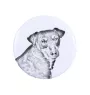 Chien d'arrêt - aimant avec un œil de chien, exceptionnellement léger, aimant puissant, produit fabriqué à la main par la marque Art-Dog