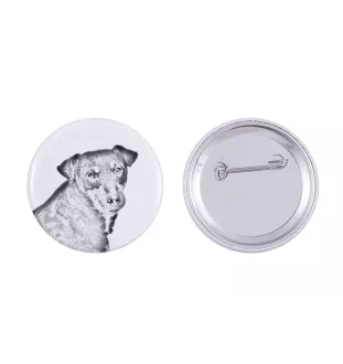 Jagdterrier - Anstecknadel mit Ihrem Hund, fügen Sie Ihr eigenes Foto hinzu, Marke Art-Dog