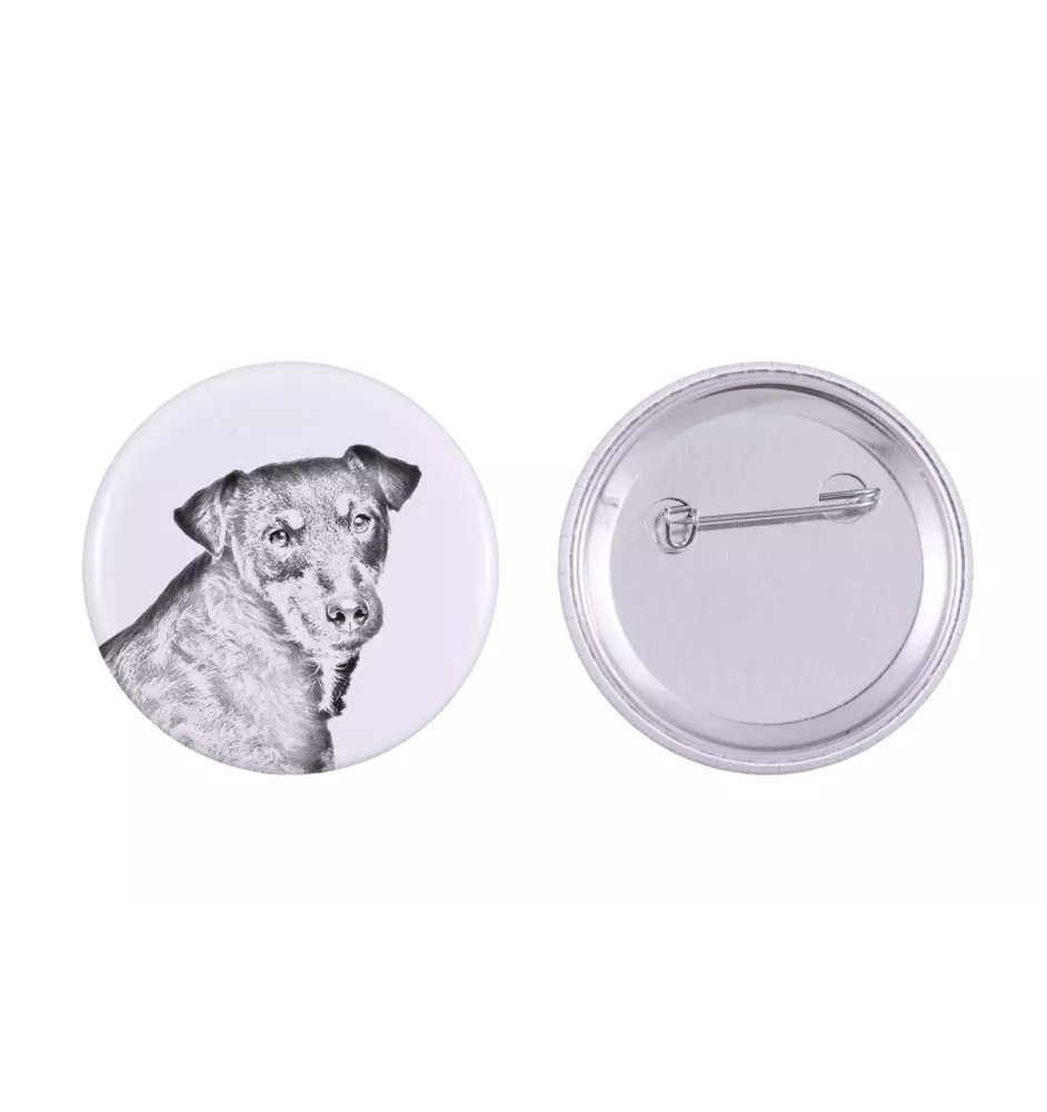 Jagdterrier - pin with your dog, add your own photo, Art-Dog brand