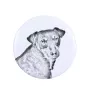 Jagdterrier - pin with your dog, add your own photo, Art-Dog brand
