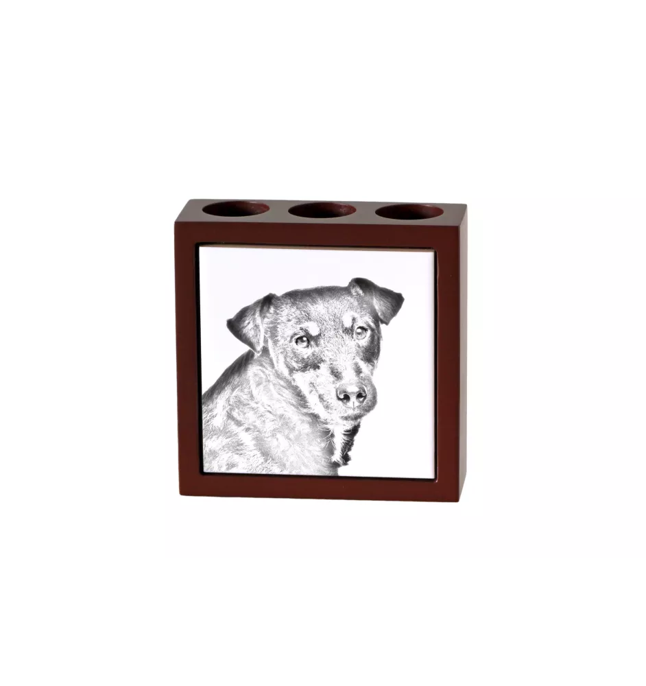 Chien d'arrêt - porte-stylo avec chien, organiseur de bureau avec impression, décoration de bureau personnalisée de la marque Art-Dog
