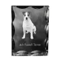 Jack Russell Terrier - cristal avec photo de chien, statuette en verre avec photo, cadre exceptionnel avec photo de la marque Art-Dog