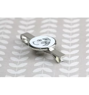 Jack Russell Terrier - tie clip with a dog, personalized tie clip, a unique gift for a man from the Art-Dog brand