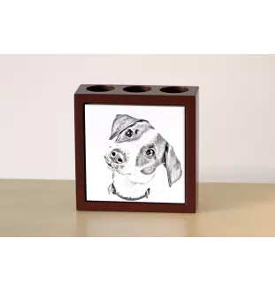 Jack Russell Terrier - porte-stylo avec chien, organiseur de bureau avec impression, décoration de bureau personnalisée de la marque Art-Dog