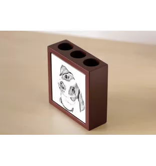 Jack Russell Terrier - porte-stylo avec chien, organiseur de bureau avec impression, décoration de bureau personnalisée de la marque Art-Dog