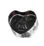 Jagdterrier - a photo of a dog in crystal, crystal heart, unique photo frame from the Art-Dog brand
