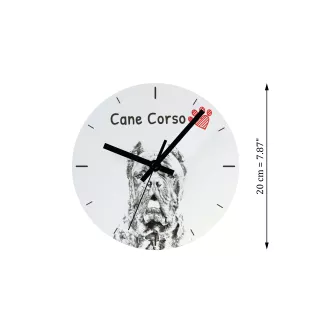 Jack Russell Terrier - wall clock with a dog, shelf clock with a print, personalized home decoration from the Art-Dog brand