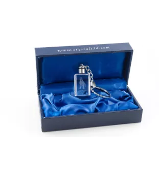 Jack Russell Terrier - Porte-clés en cristal avec photo de chien, porte-clés lumineux, cadeau unique de la marque Art-Dog