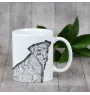 Jagdterrier - cup with a dog, cup with a photo, personalized gift from the Art-Dog brand