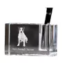Jack Russell Terrier - Stifthalter, Kristallorganizer mit Hundefoto, einzigartige Schreibtischdekoration der Marke Art-Dog