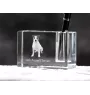 Jack Russell Terrier - Pen stand, crystal organiser with dog photo, unique desk decoration by Art-Dog brand