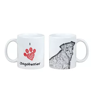 Jagdterrier - Tasse mit Hund, entzückende Tasse mit Grafik, Geschenk mit Ihrem Foto von der Marke Art-Dog