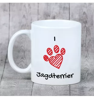 Jagdterrier - Tasse mit Hund, entzückende Tasse mit Grafik, Geschenk mit Ihrem Foto von der Marke Art-Dog