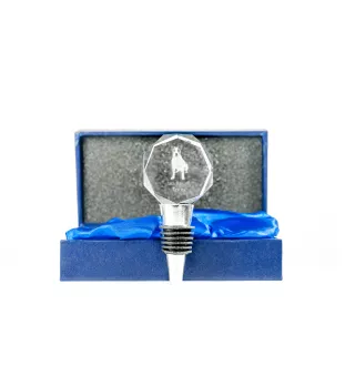 Jack Russell Terrier - Flaschenverschluss, Weinverschluss aus Kristall mit Foto, personalisiertes Geschenk für Barkeeper der Marke Art-Dog