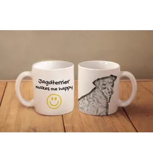 Jagdterrier - Tasse mit Hund, fröhliche Tasse für Hundeliebhaber, personalisiertes Geschenk der Marke Art-Dog