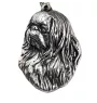 Épagneul japonais, Chin - collier avec un chien, pendentif en plaqué argent pour les fans de chiens, bijoux uniques de la marque Art-Dog