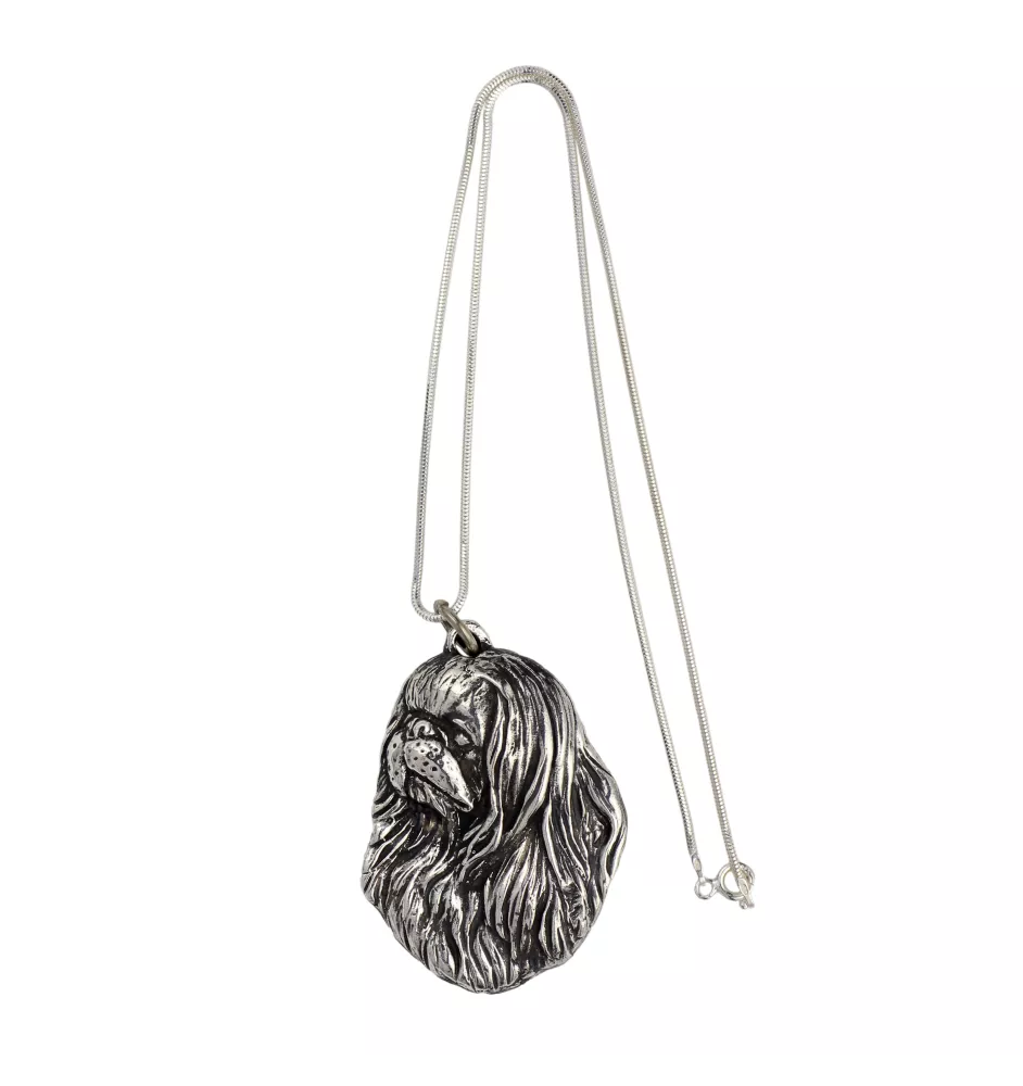 Japanese Chin, Japanese Spaniel - Dog necklace, unique jewellery for the dog fan, unique adder pendant by Art-Dog brand