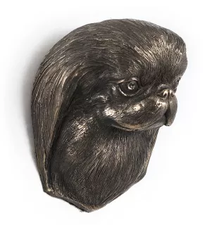 Épagneul japonais, Chin - Statue de chien, buste suspendu, décoration unique pour les amoureux des chiens par la marque Art-Dog