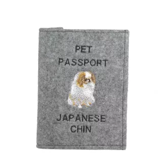 Japan Chin - Hundepassetui, Dokumententasche, Geschenk für den Reisenden von der Marke Art-Dog