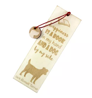 Jack Russell Terrier - dog bookmark, personalized bookmark, dog gadget for Art-Dog brand readers