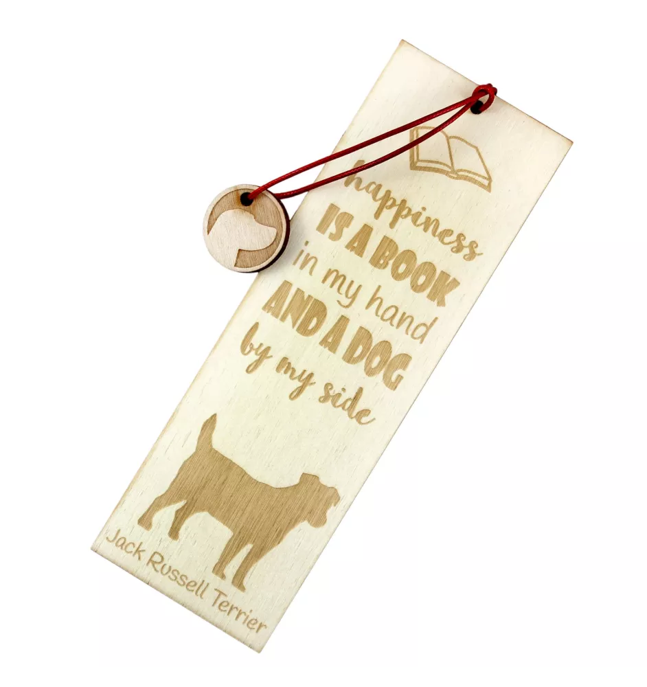 Jack Russell Terrier - Lesezeichen mit Hund, personalisiertes Lesezeichen, Hundeaccessoire für Leser der Marke Art-Dog