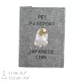 Épagneul japonais, Chin - Porte passeport pour chien, porte document, cadeau pour le voyageur de la marque Art-Dog