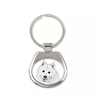 Spitz japonais - porte-clés avec chien, porte-clés imprimé, breloque personnalisée de la marque Art-Dog