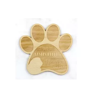 Chin japoński podkładka pod kubek ze sklejki Art-Dog