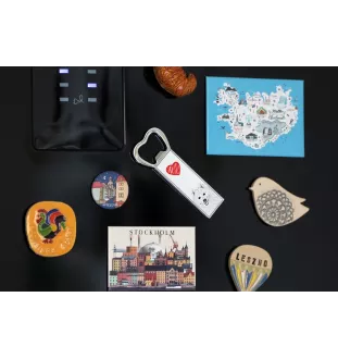 Spitz japonais - ouvre-bouteille avec chien, ouvre-bouteille personnalisé pour réfrigérateur, cadeau unique pour homme de la marque Art-Dog