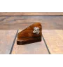 Jack Russell Terrier - Holzkerzenhalter mit Hund, Teelichthalter, Gedenkstätte für den Hund der Marke Art-Dog