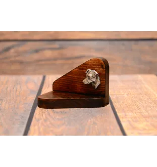 Jack Russell Terrier - Holzkerzenhalter mit Hund, Teelichthalter, Gedenkstätte für den Hund der Marke Art-Dog