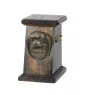 Japanese Chin, Japanese Spaniel - urn for dog ashes, elegant urn with a statue, commemorative urn with a bust of a dog by Art-Dog brand