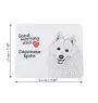 Japan-Spitz, Japanischer Spitz, Nihon Supittsu - Mauspad mit Druck, personalisiertes Mauspad mit Hund, einzigartiges Gadget für Büroangestellte von Art-Dog.