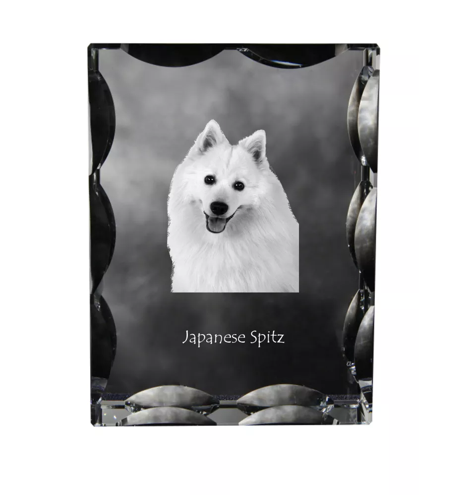 Szpic japoński ramka kryształowa z psem Art-Dog