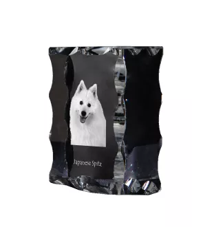 Szpic japoński ramka kryształowa z psem Art-Dog