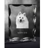 Spitz japonais - cristal avec photo de chien, statuette en verre avec photo, cadre exceptionnel avec photo de la marque Art-Dog