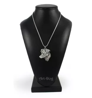 Jack Russell Terrier - Halskette mit Hund, Hundeanhänger an einer silbernen Kette, einzigartiger Schmuck der Marke Art-Dog