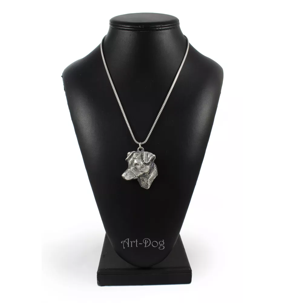 Jack Russell Terrier - necklace with a dog, dog pendant on a silver chain, unique jewelry from the Art-Dog brand