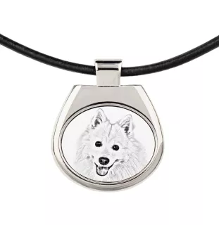 Szpic japoński zawieszka naszyjnik z psem Art-Dog