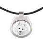 Japanese Spitz, Nihon Supittsu - dog necklace, personalized pendant with a photo, unique necklace for women and men by Art-Dog brand