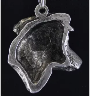 Jack Russell Terrier - un collier avec un chien, un pendentif de chien sur une chaîne en argent, un bijou unique de la marque Art-Dog