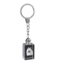Japanese Spitz, Nihon Supittsu - Crystal key ring with dog photo, illuminated key ring, unique gift by Art-Dog brand