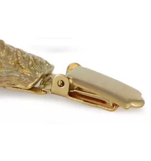 Épagneul japonais, Chin - broche avec pince, support doré pour numéro de départ, cadeau pour exposition de chiens de la marque Art-Dog