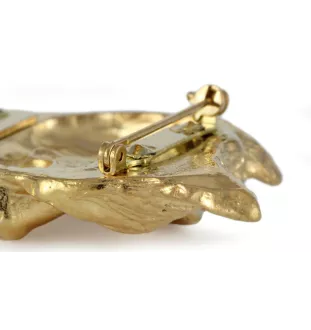Épagneul japonais, Chin - broche avec pince, support doré pour numéro de départ, cadeau pour exposition de chiens de la marque Art-Dog