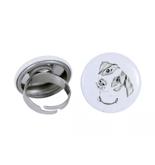 Jack Russell Terrier - bijoux pour femmes avec l'image d'un chien, produit fait à la main, possibilité d'ajouter sa propre photo, marque Art-Dog